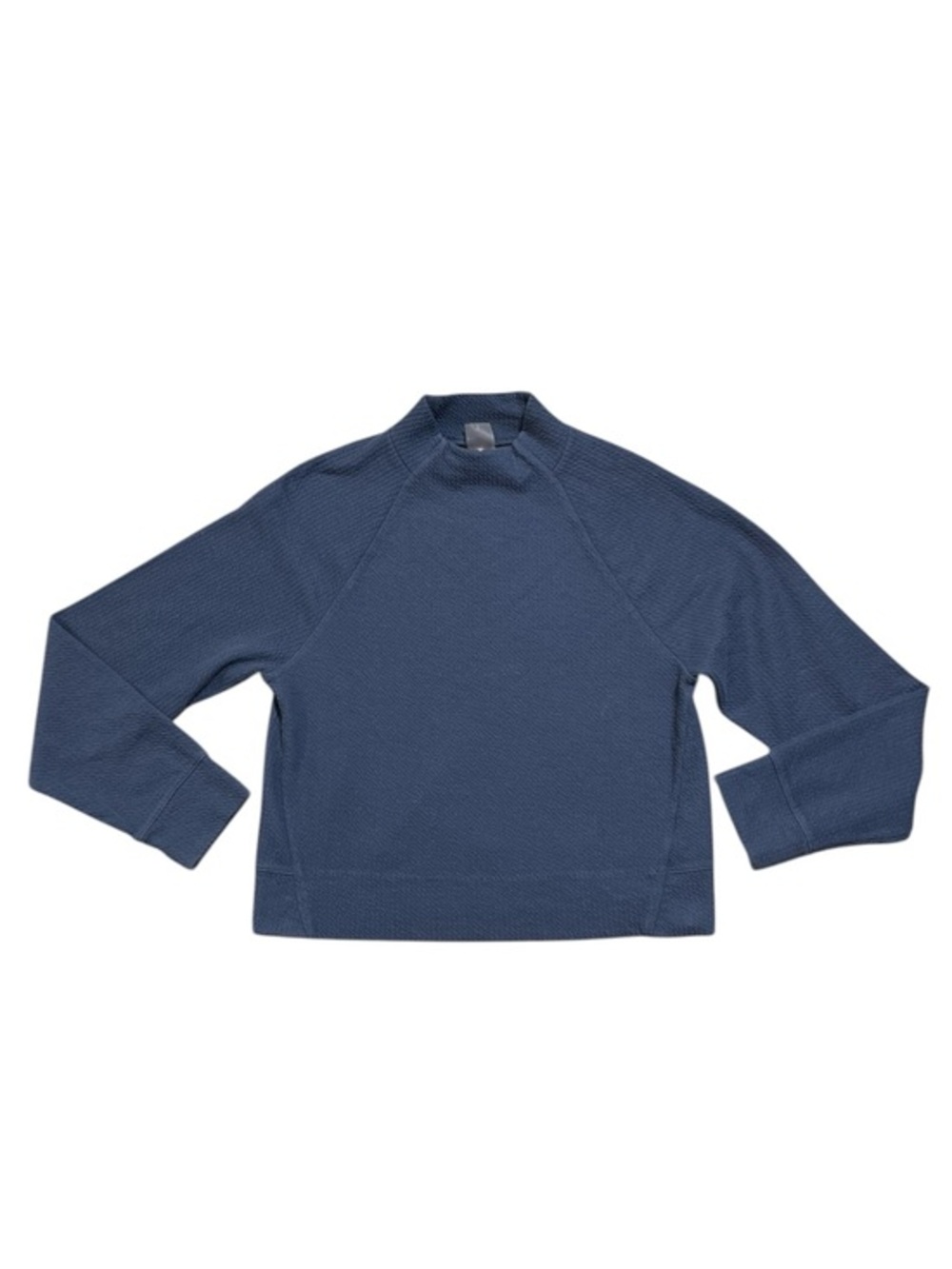 CALIA Textured Mock Neck Sweatshirt